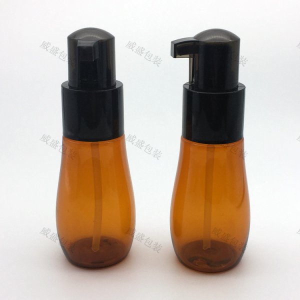 化妆品塑料瓶瓶子  乳液瓶批发   70ml 茶色化妆品瓶子